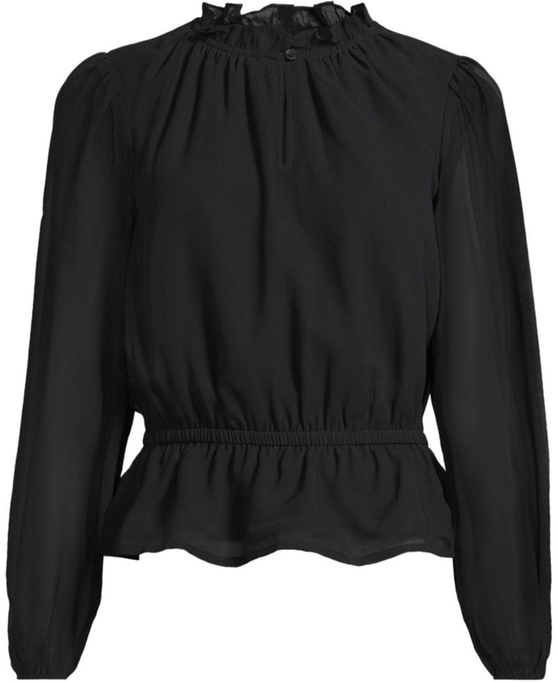 Women's Chiffon Peplum Top