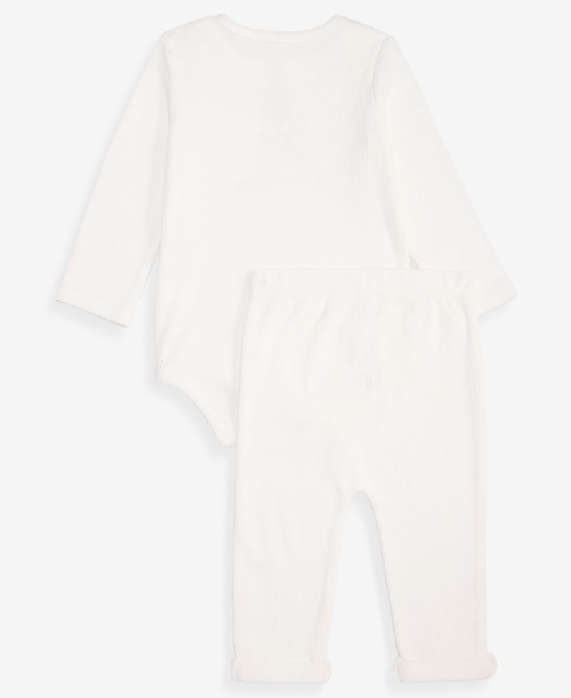Baby 0M-24M Hi Bodysuit & Pants, 2-Piece Set