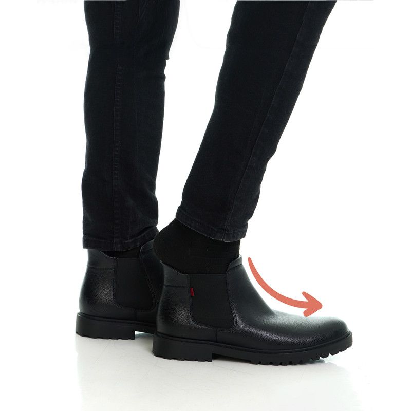Hudson Yards 2.0 Hands-Free Slip On Technology Leather Chelsea Boots