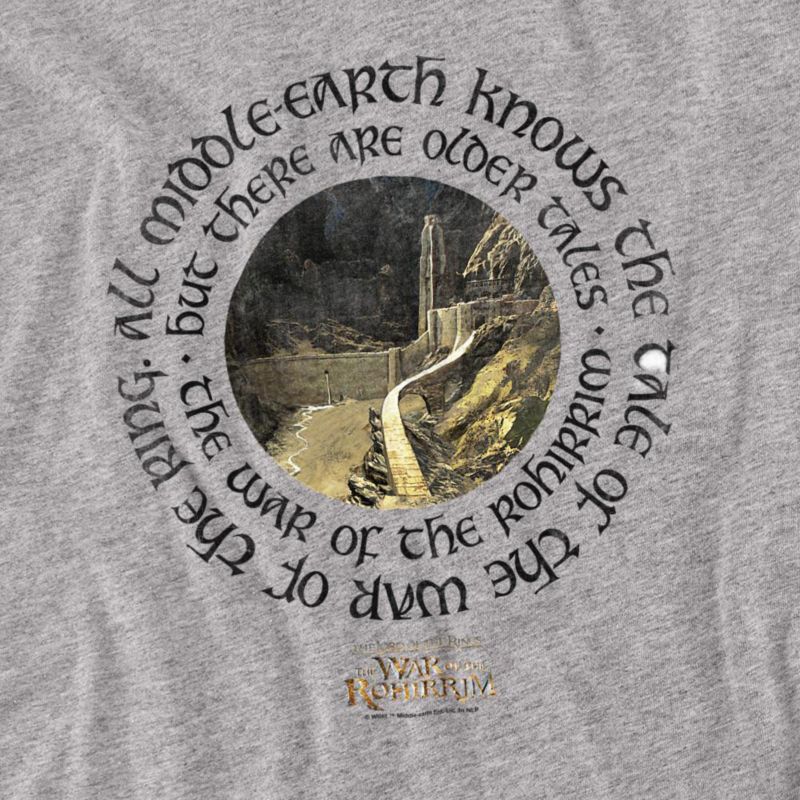Men's War Of The Rohirrim Helms Deep Circle T-Shirt