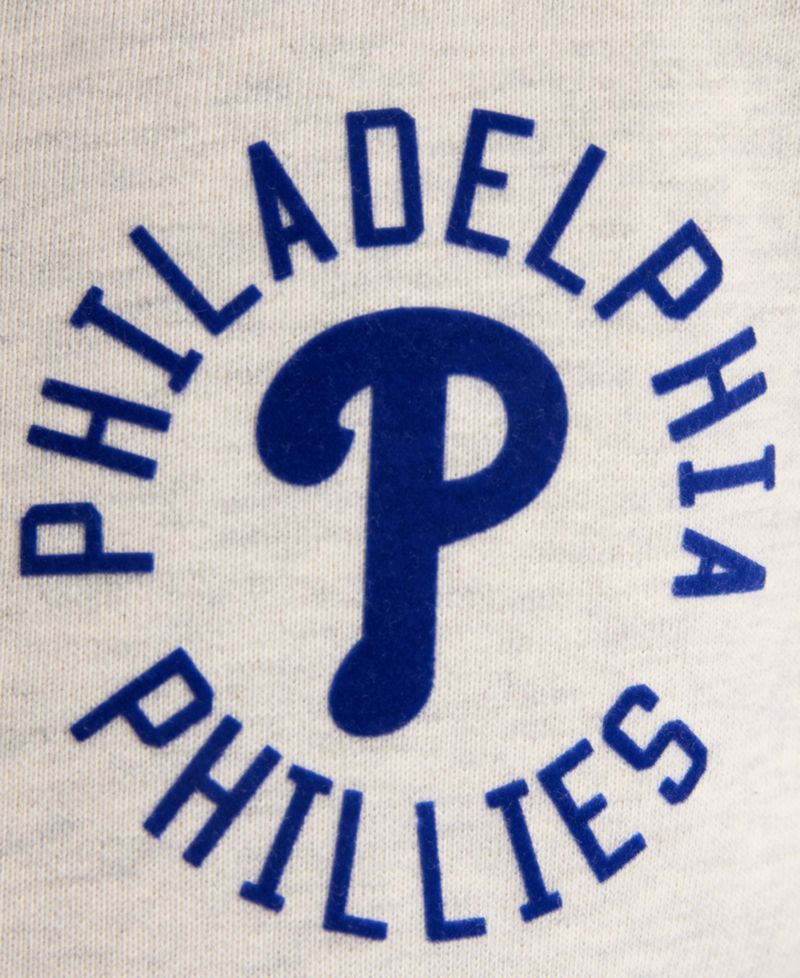 Women's Philadelphia Phillies Iconic Cropped Quarter-Zip Sweatshirt