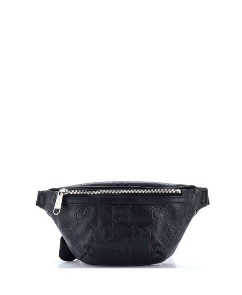 Small Belt Bag GG Embossed Perforated Leather