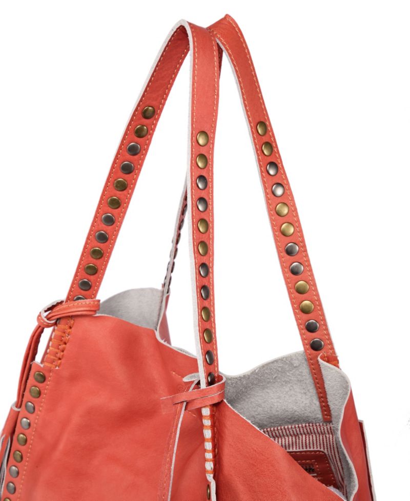 Birch Medium Leather Tote Bag