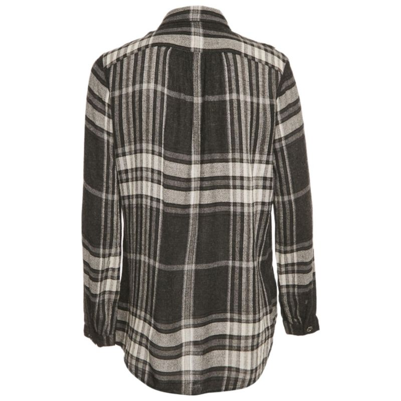 Women's Brit Monochrome Checks Crepe Tunic