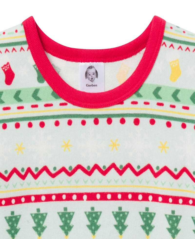 Holiday Family Pajamas Little and Big Kid Neutral Two Piece Pajamas