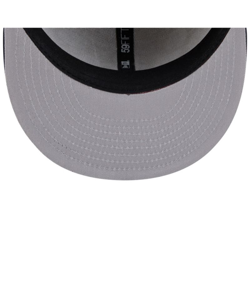 Men's Tan Boston Red Sox Fruit Sticker 59FIFTY Fitted Hat