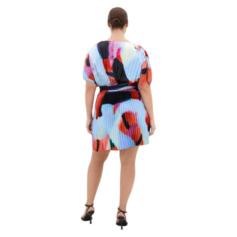 Women's Hailey Aspect Print Pleat Mini Dress