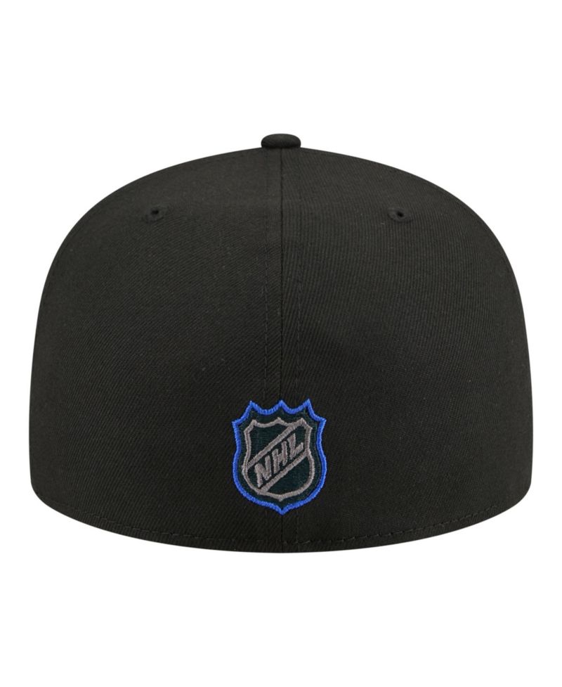 Men's Black Edmonton Oilers Color Pop 59FIFTY Fitted Hat