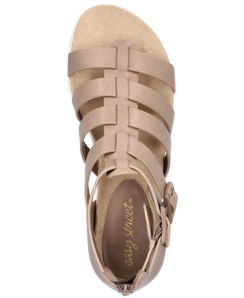 Women's Simone Zip Wedge Sandals