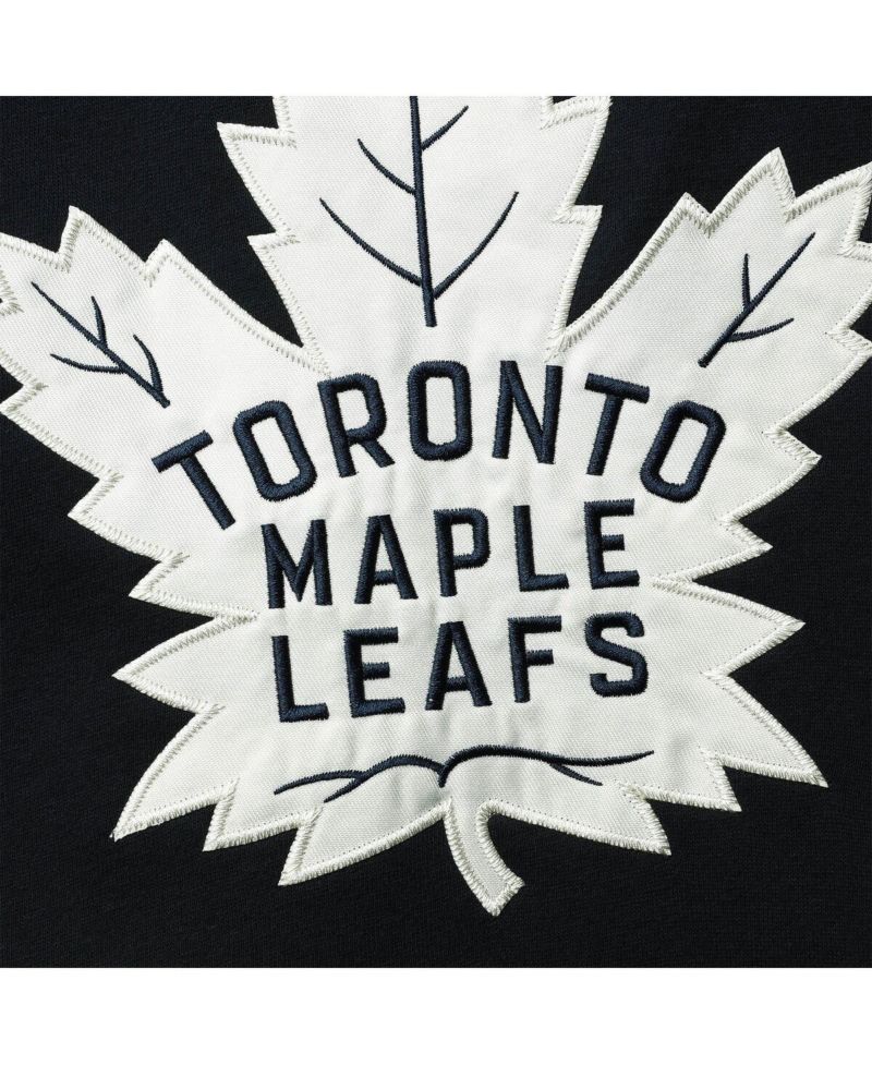 Men's Auston Matthews Blue Toronto Maple Leafs Player Name and Number Lacer Pullover Hoodie