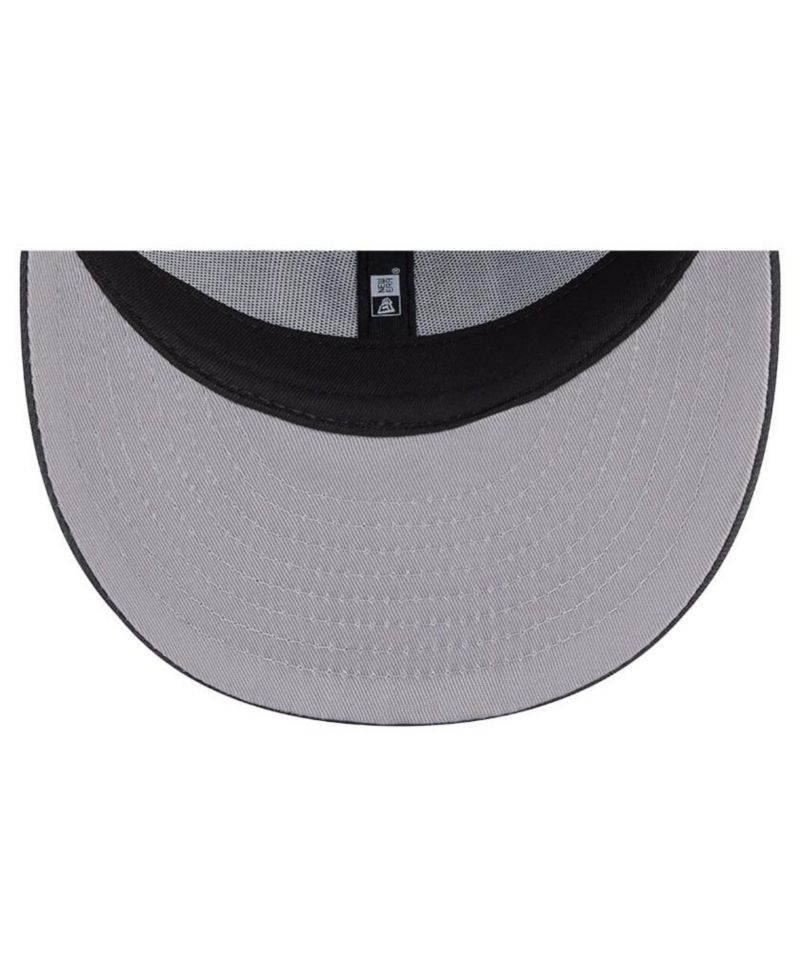 Men's Gray/Black Vegas Golden Knights Wool Pin Low Profile 9FIFTY Snapback Hat