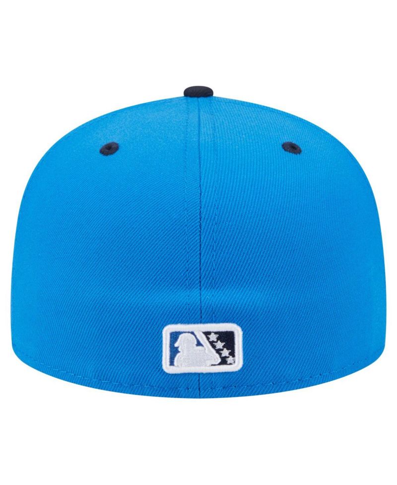 Men's Blue/Navy Tampa Tarpons Authentic Collection 59FIFTY Fitted Hat