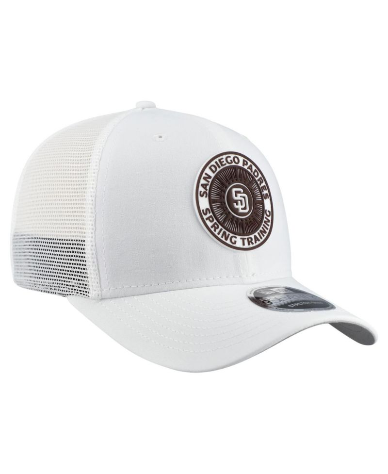 Men's White San Diego Padres 2026 Spring Training Fan Pack 9SEVENTY Adjustable Trucker Hat