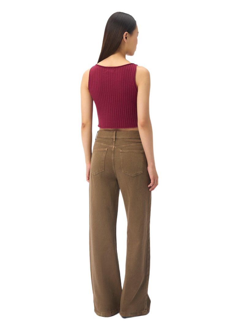 Women's Cashmere Crop Top