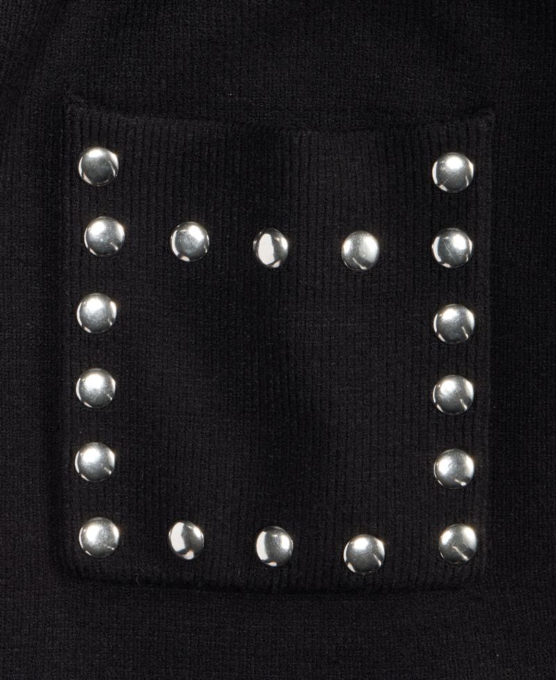 Women's Studded Belted Cardigan