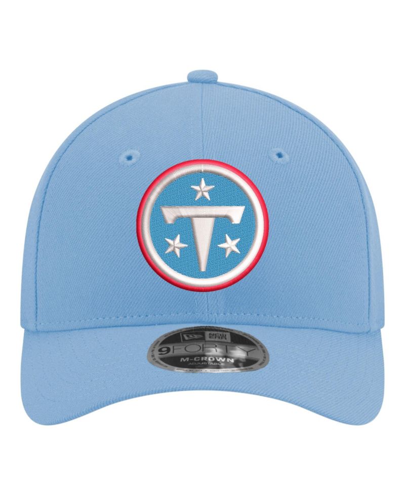 Men's Light Blue Tennessee Titans Primary Logo 9FORTY M-Crown Adjustable Hat