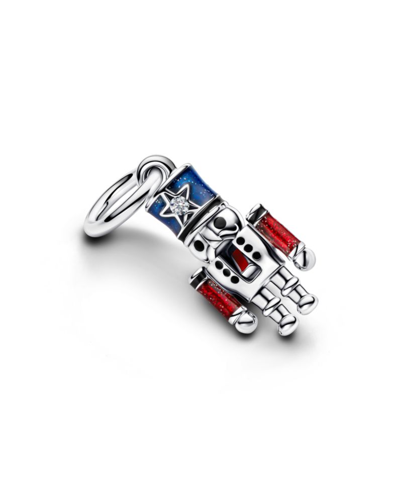 Moveable Sterling Silver Nutcracker Dangle Charms