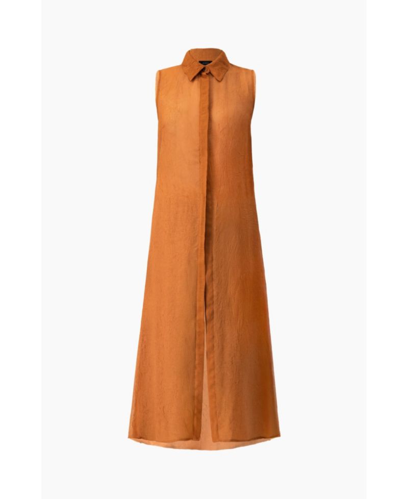 Women's Sleeveless Collared Tunic