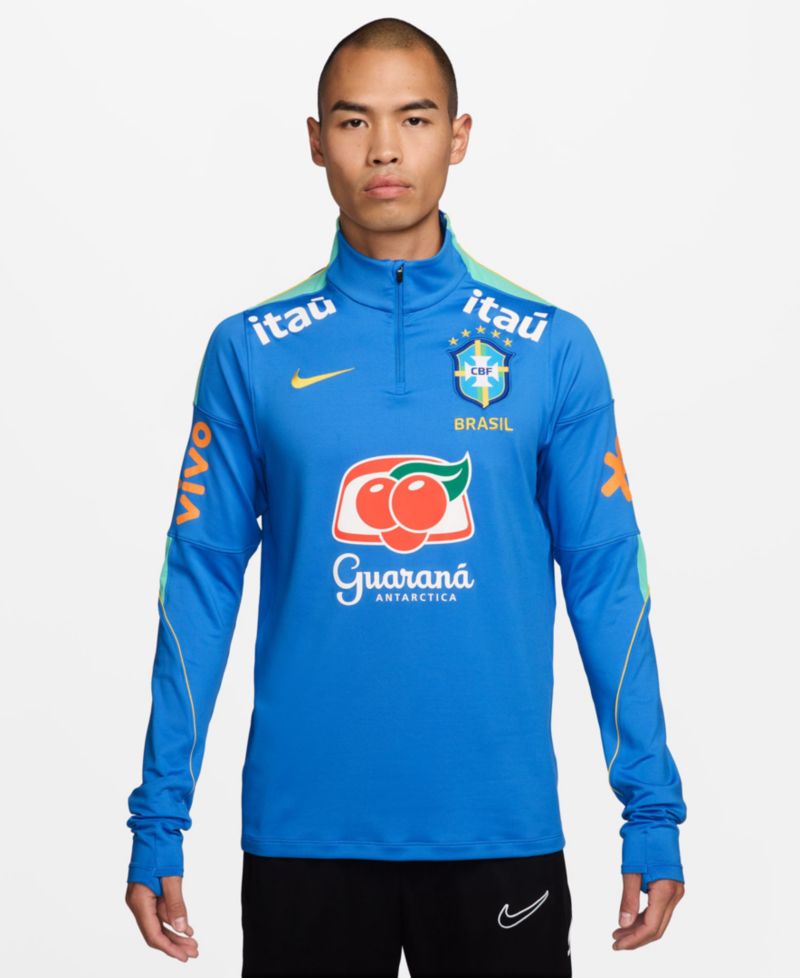 Brazil Strike Soccer Long-Sleeve T-Shirt