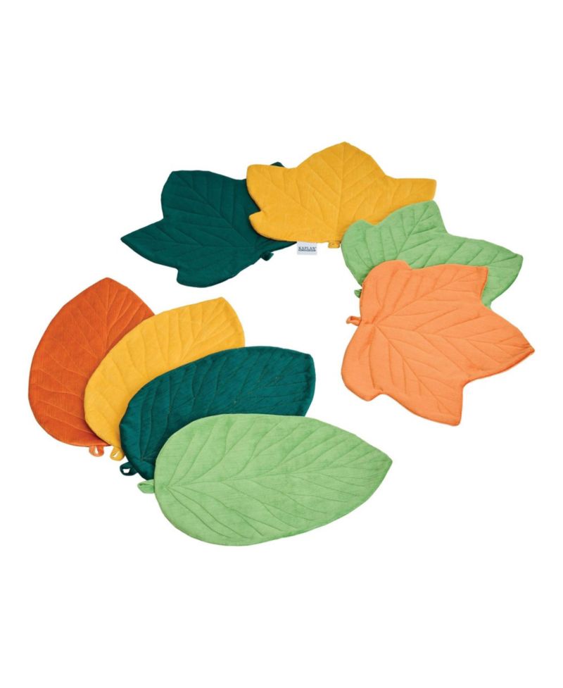Jumbo Sensory Leaves Crinkle Set (14"L x 12"W), 8-Piece Set