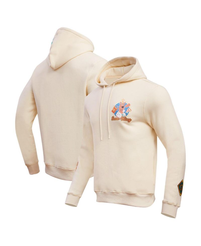 Men's and Women's Natural Scooby-Doo Snack King Pullover Hoodie