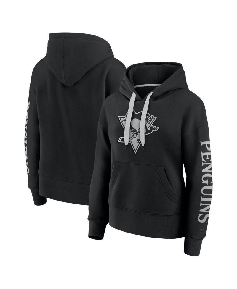 Women's Black Pittsburgh Penguins Elements Next Pullover Hoodie