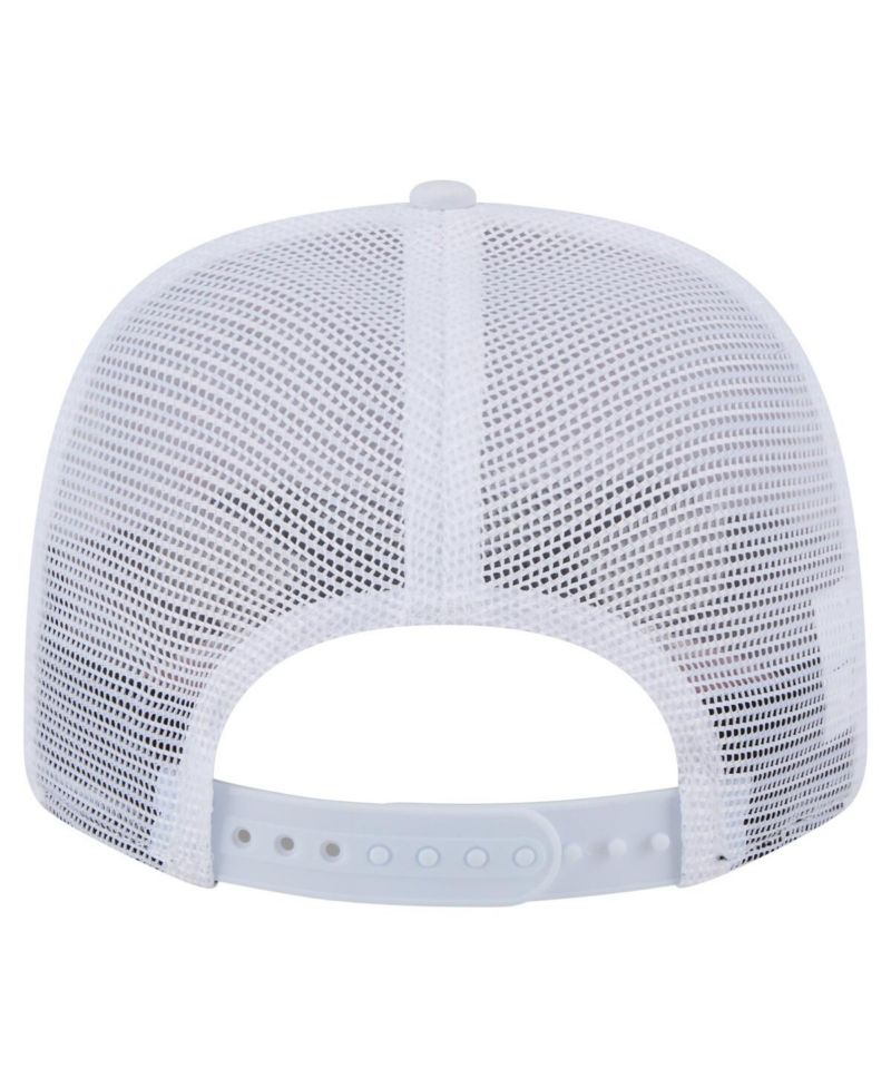Men's White Las Vegas Raiders Adventure Flamingo Pattern 9SEVENTY Stretch-Snap Hat