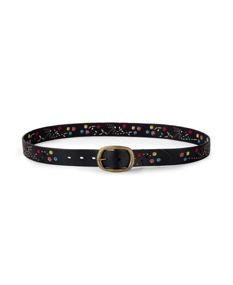 Women's Blossom Leather Belt