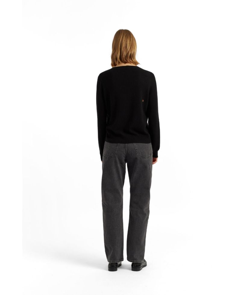 Women's Wool-Cashmere Snoopy Boo Sweater