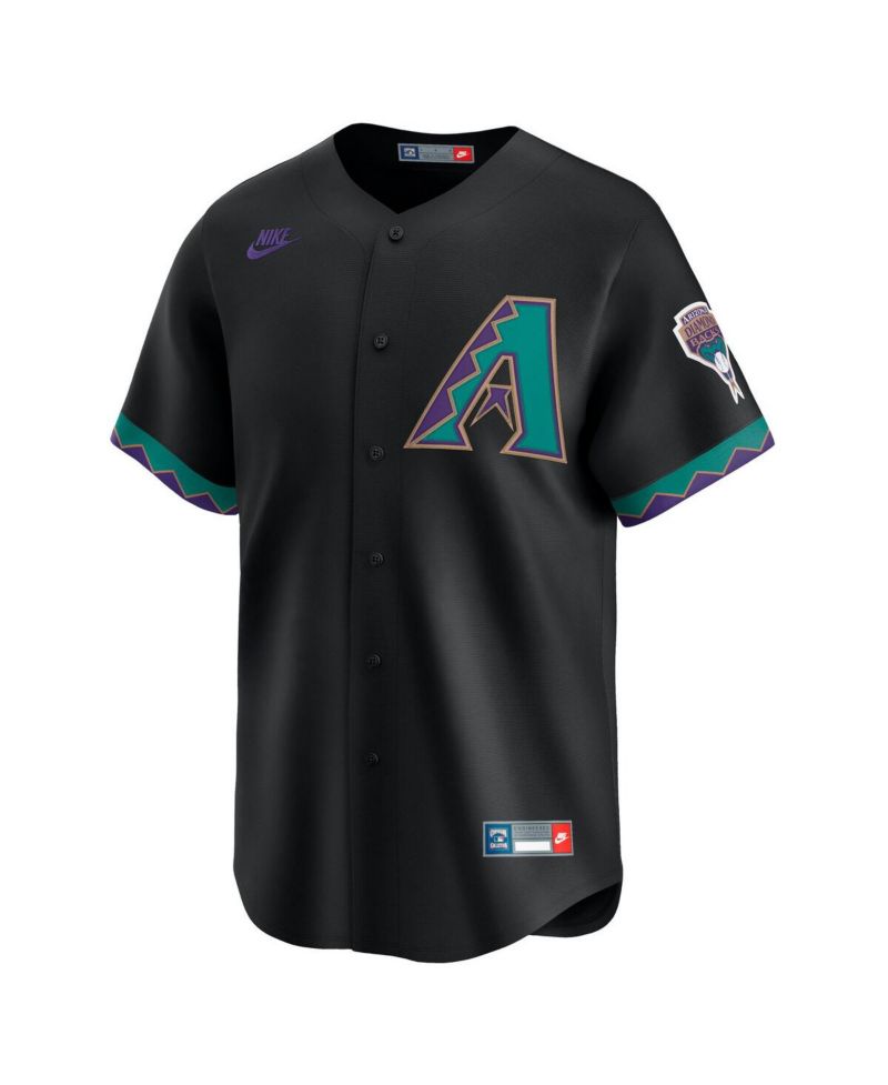 Men's Randy Johnson Black Arizona Diamondbacks Throwback Cooperstown Collection Limited Jersey