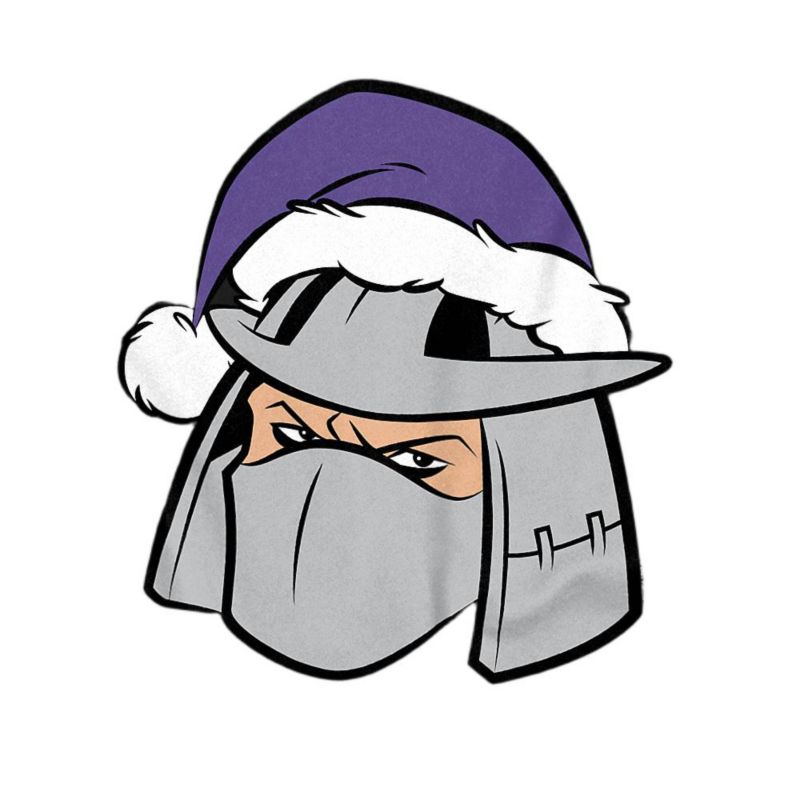 Men's TMNT Shredder Christmas Hat T-Shirt