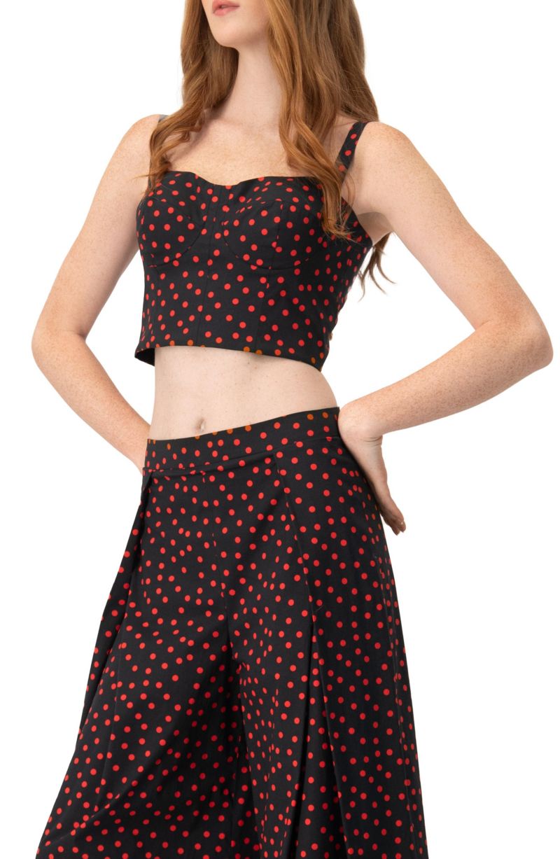 Women's Polka Dot Bustier