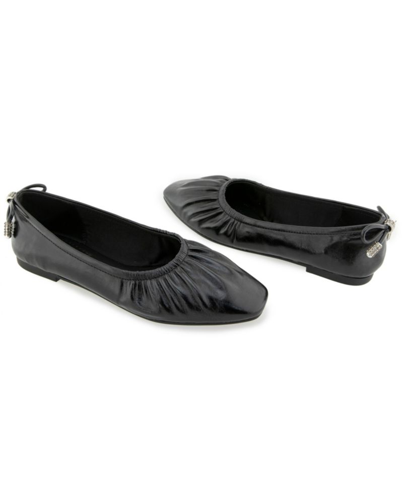 Women's Max Ruched Ballet Slip-On Flats