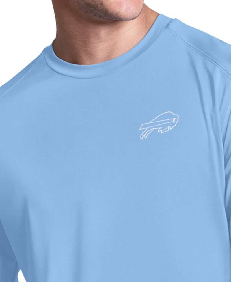 Men's Light Blue Buffalo Bills Life's A Beach Long Sleeve Rashguard