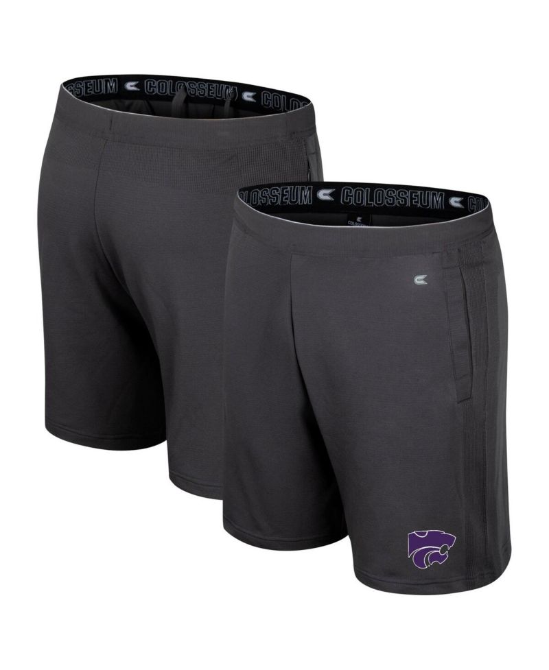 Men's Charcoal Kansas State Wildcats Forget Shorts
