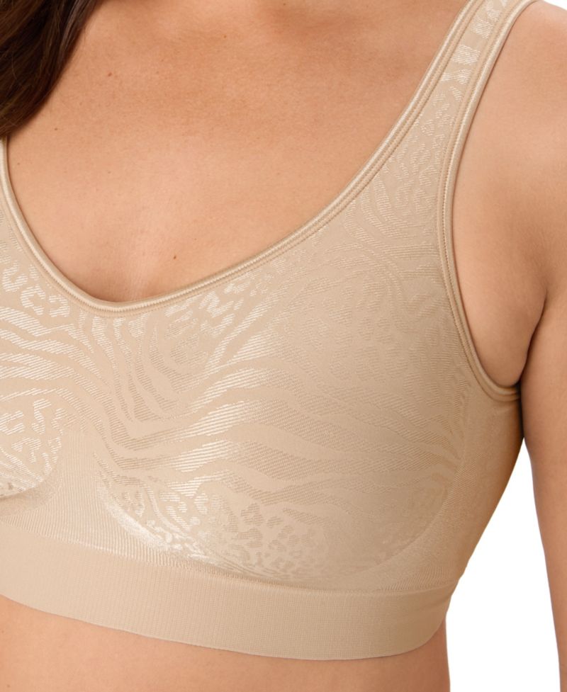 Women's Comfort Revolution ComfortFlex Fit Seamless Shaping Wireless Bra 3488