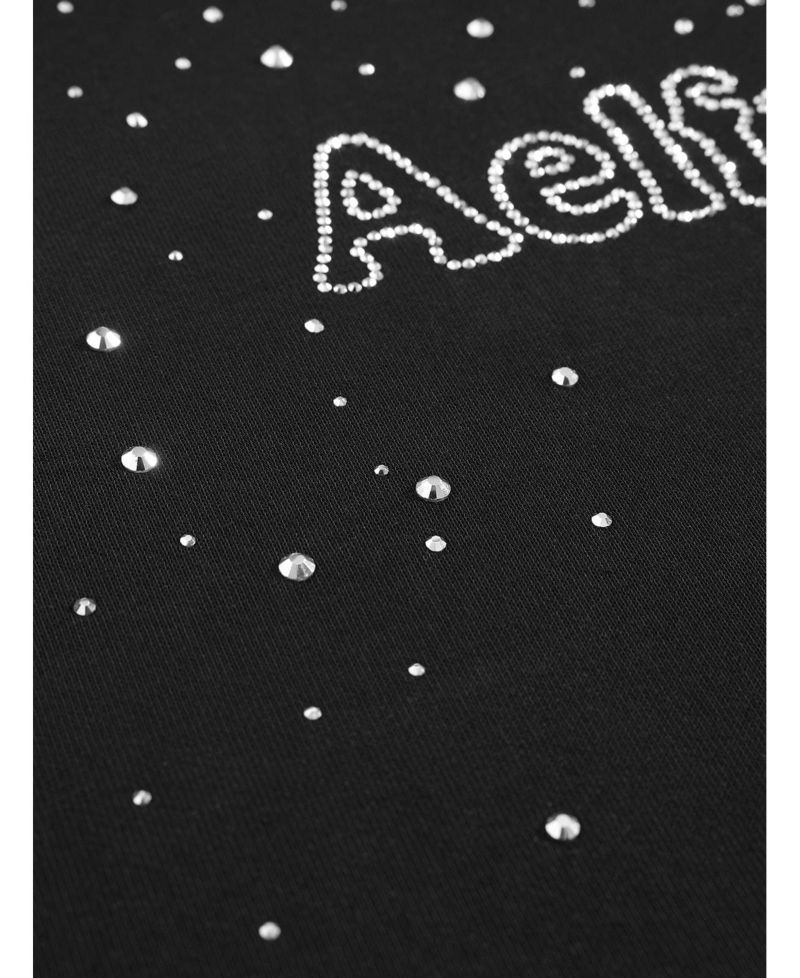Men's Boxy Rhinestone Star Pullover Hoodie