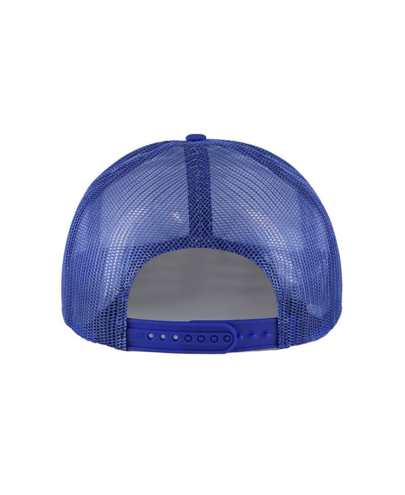 Men's Royal Los Angeles Dodgers Lift Off Foam Front Mesh Trucker Adjustable Hat