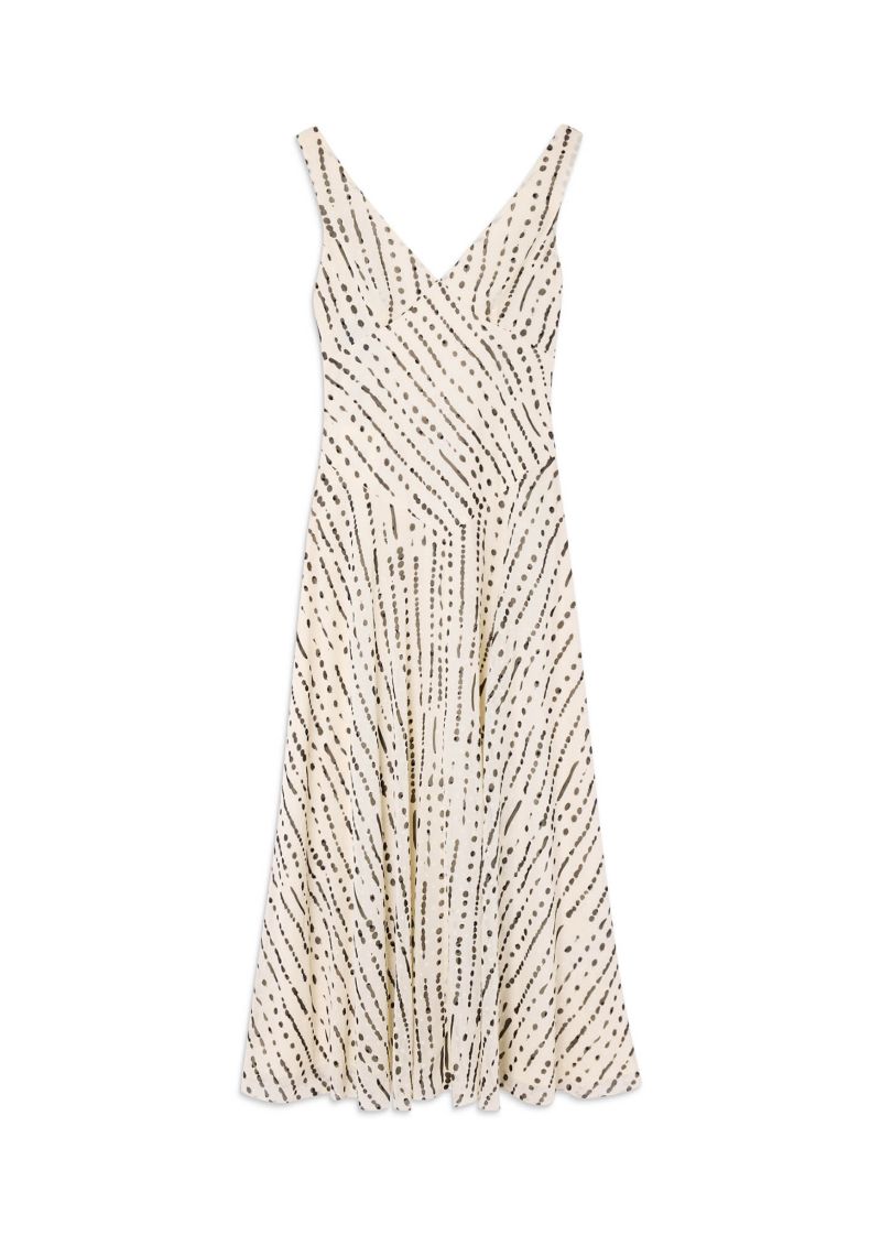 Women's Dashed Spot Dobby Maxi Dress