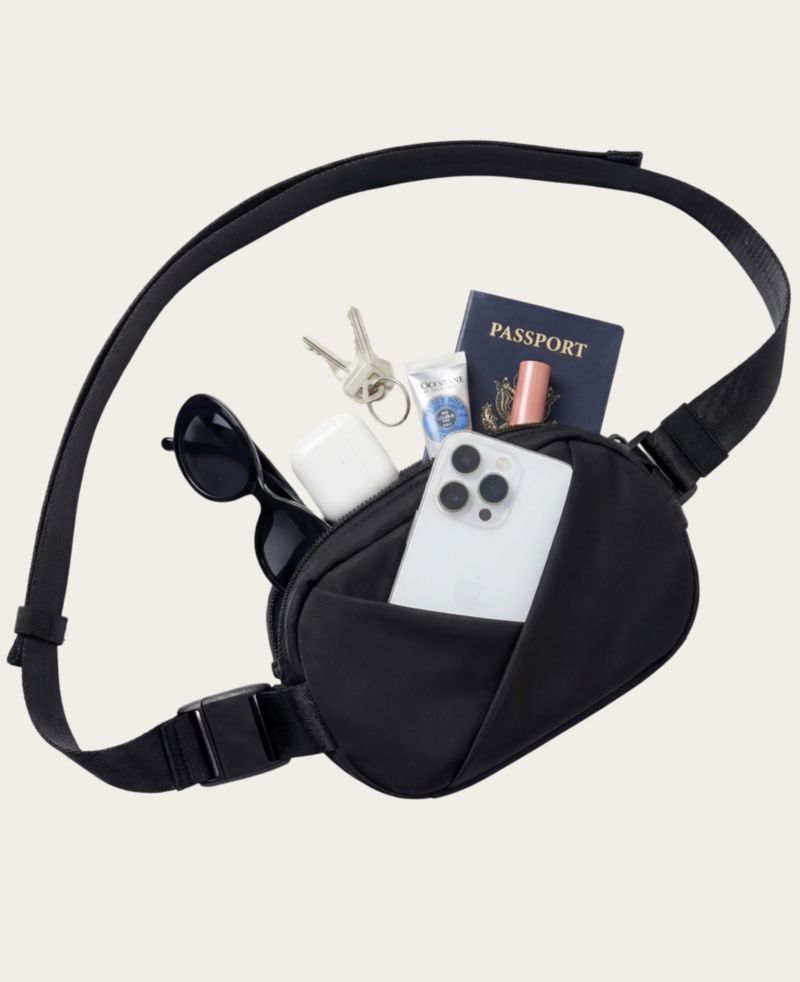 Lux and Nyx Origami Belt Bag and Sling Bag - Ultra Matte Nylon - Convertible Belt, Sling, and Crossbody Bag