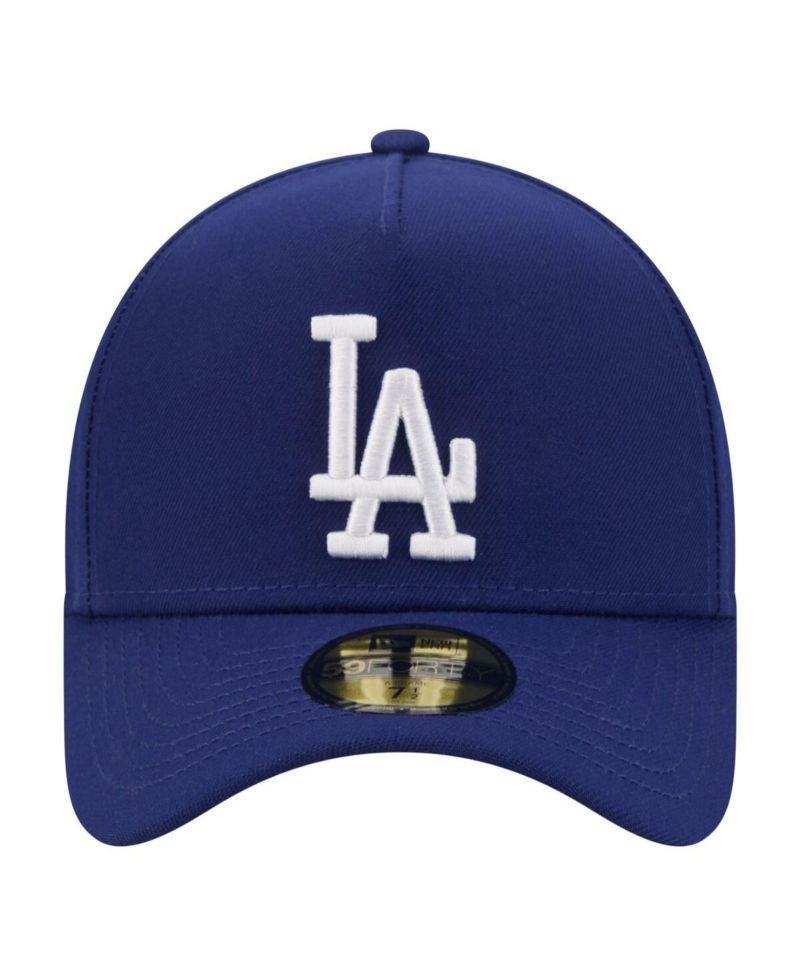 Men's Royal Los Angeles Dodgers A-Frame 59FORTY Fitted Hat