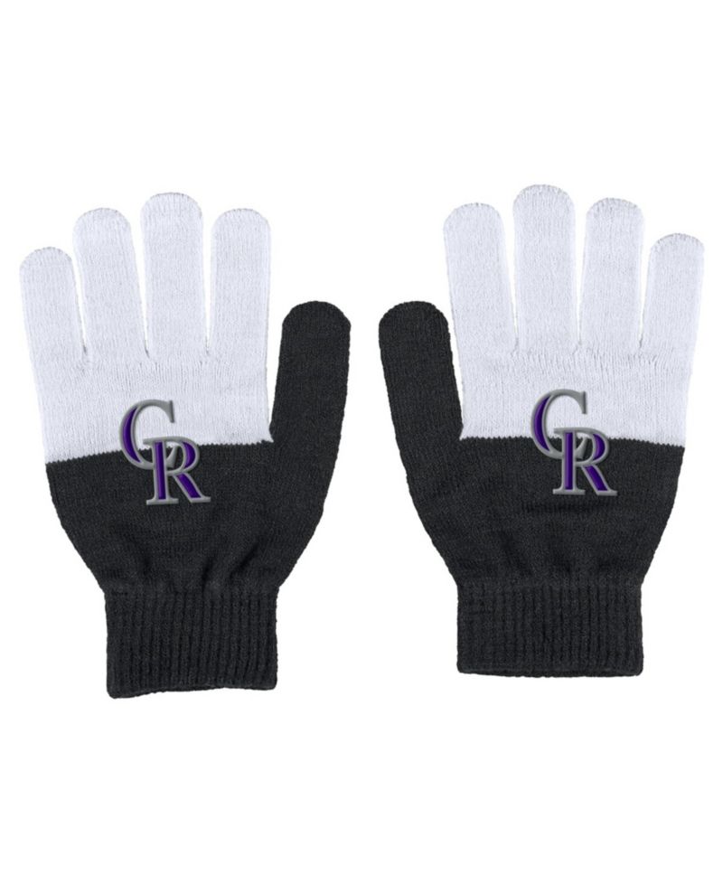Women's Colorado Rockies Color-Block Gloves