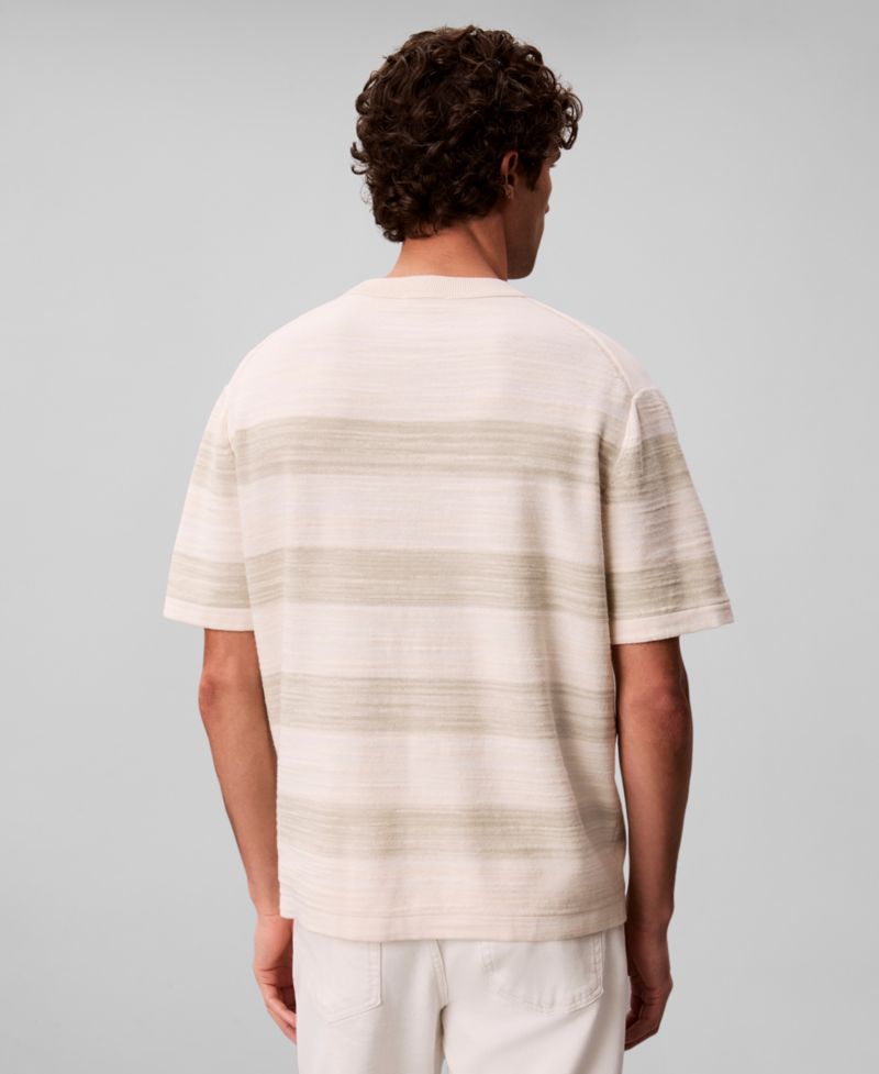 Men's Horizontal Stripe Short-Sleeve T-Shirt