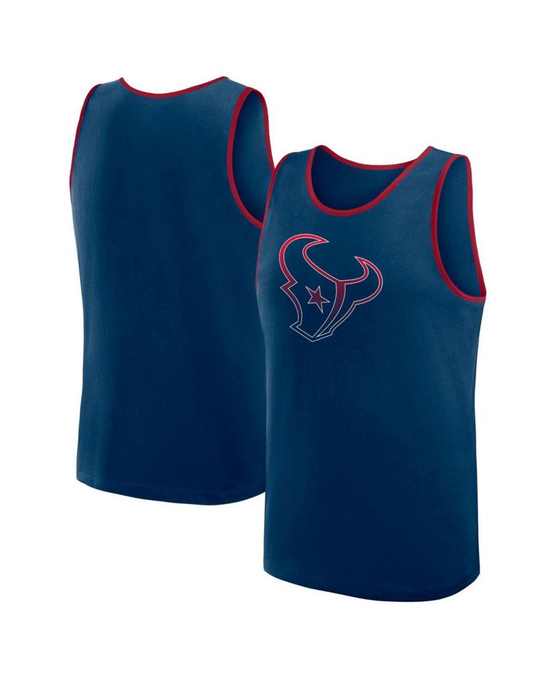 Men's Navy Houston Texans Unmatched Success Tank Top