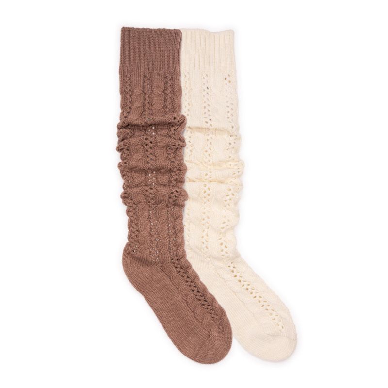 Women's Slouch Knit Cable (2 Pair Pack)