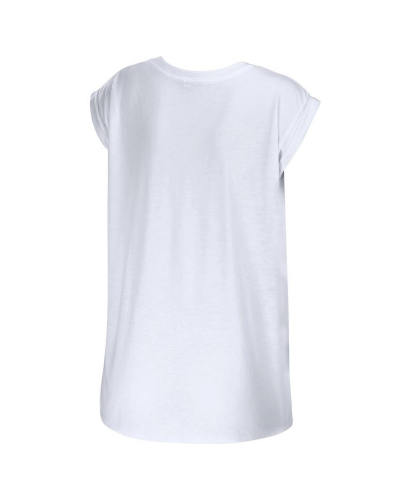 Women's White San Francisco Giants Greetings From T-shirt