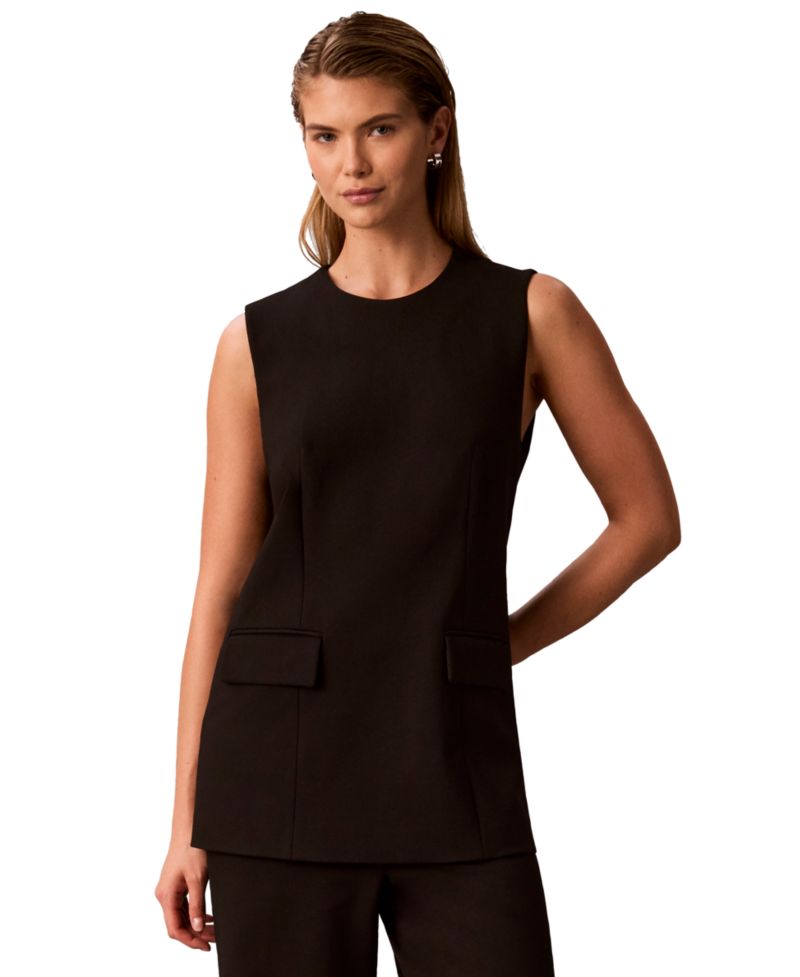 Women's Sleeveless Crewneck Top