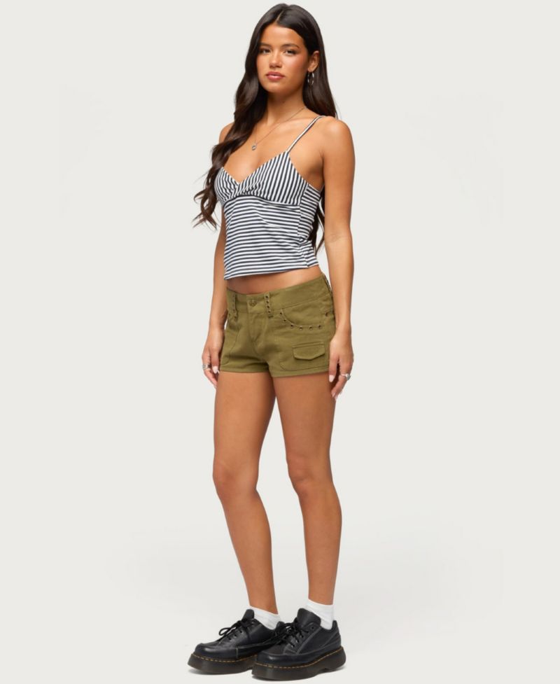 Women's Emilea V Neck Striped Tank Top