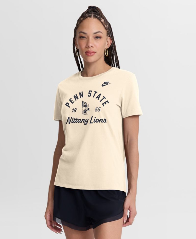 Women's Natural Penn State Nittany Lions Legacy Team Name T-Shirt