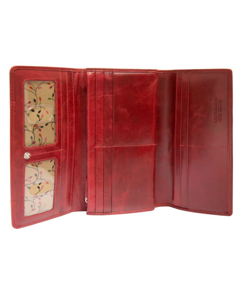 Casablanca Collection RFID Secure Ladies Trifold Wallet